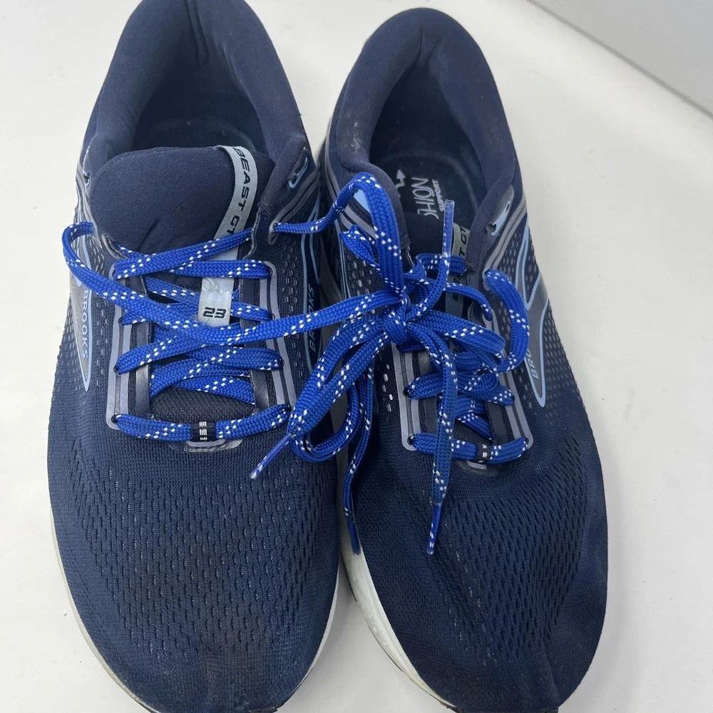 Brooks Beast GTS 23 Men's Size 12 Blue Athletic Walking Running Extra Wide 4E